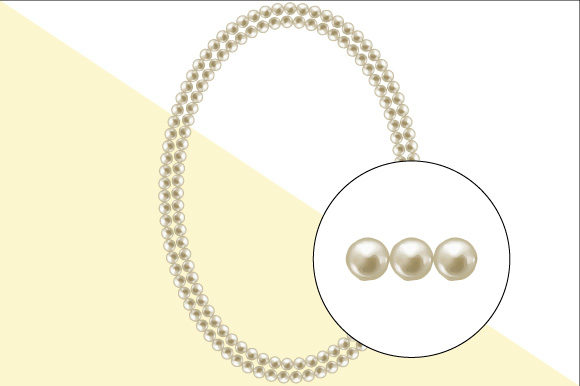 Download Frame Pearls Background Oval-Shaped - Frame Collection