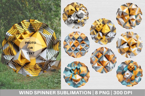 Download Wind Spinner 3D Geometric Shape - Geometric shape Collection