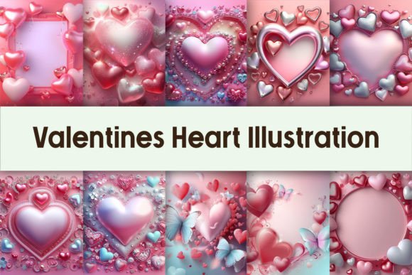 Download Valentines Heart Illustration - Heart illustration Collection