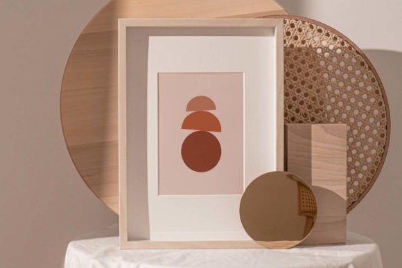 Download Simple Boho Moon Phases Boho Art Print - Simple Collection